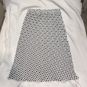 Black and White Skirt